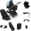 Bugaboo Kinderwagen 3 In 1 Dragonfly Graphite Midnight Black Skyline Blue Inclusief Accessoires