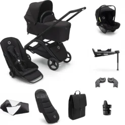 Bugaboo Kinderwagen 3 In 1 Dragonfly Black Midnight Black Inclusief Accessoires
