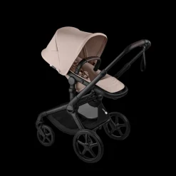 Bugaboo Kinderwagen 3 in 1 Fox 5 Renew Complete Black | Desert Taupe Melange + Bugaboo Autostoel Groep 0 Turtle Air by Nuna Black + Draaibare Isofix Base 360
