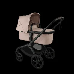 Bugaboo Kinderwagen 3 in 1 Fox 5 Renew Complete Black | Desert Taupe Melange + Cybex Autostoel Groep 0 Cloud T I Size Sepia Black + Draaibare Base T Black + Autostoel adapters