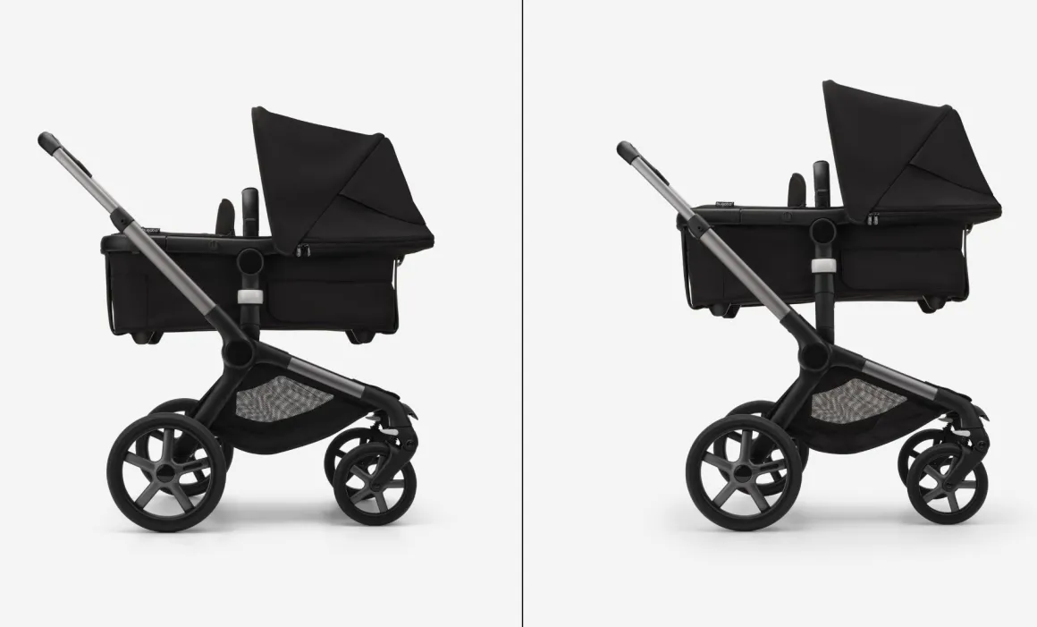 Bugaboo Kinderwagen Fox 5 Renew Essentiële Bundel Complete Black | Desert Taupe Melange