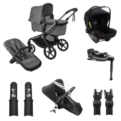 Bugaboo Kinderwagen Fox 5 Renew 3 in 1 Bundel Complete Graphite | Moon Grey
