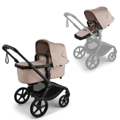 Bugaboo Kinderwagen Fox 5 Renew 3 in 1 Bundel Complete Black | Desert Taupe Melange