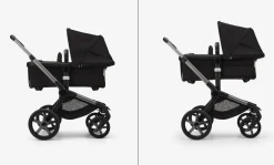 Bugaboo Kinderwagen Fox 5 Renew 3 in 1 Bundel Complete Black | Dark Cherry