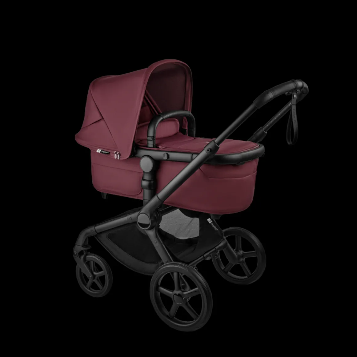 Bugaboo Kinderwagen Fox 5 Renew 3 in 1 Bundel Complete Black | Dark Cherry