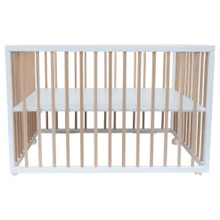 Cabino Baby Box Met Wieltjes Jolly Wit Naturel