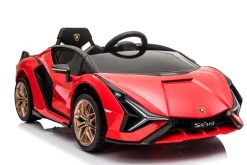 Cabino Elektrische Kinderauto Lamborghini Sian Rood