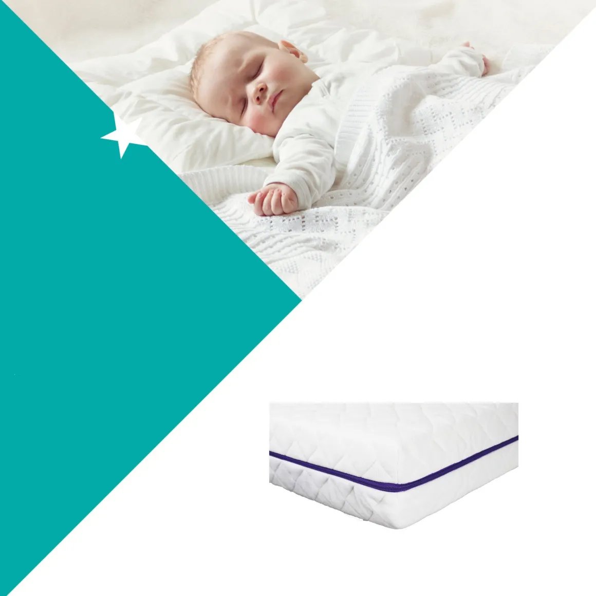 Cabino Ledikant Matras Koudschuim Tommy 60 x 120 cm