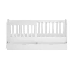 Cabino Peuterbed Met Lade Joan 70 x 140 cm Wit