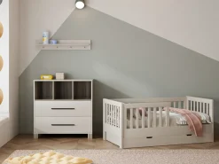 Cabino Peuterkamer Met Lade Joan Clay 2 Delig met Commode Geneve