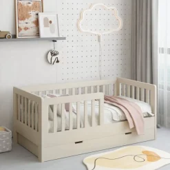 Cabino Peuterkamer Met Lade Joan Clay 3 Delig met Commode Geneve en Kledingkast Geneve