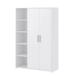 Cabino Peuterkamer Met Lade Joan Wit 3 Delig met Commode Jim en Lars Kledingkast