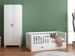 Cabino Peuterkamer Met Lade Joan Wit 2 Delig met Mila Kledingkast