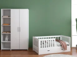 Cabino Peuterkamer Met Lade Joan Wit 2 Delig met Lars Kledingkast