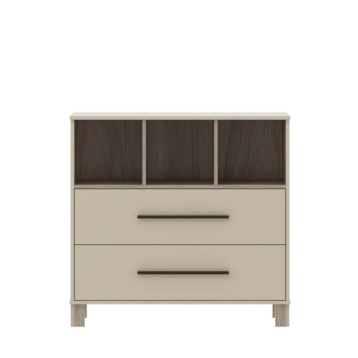 Cabino Peuterkamer Timo Clay 3 Delig met Commode Geneve en Kledingkast Geneve