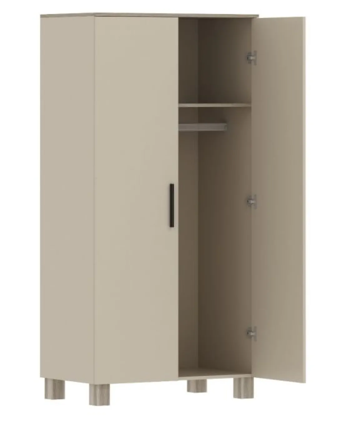 Cabino Peuterkamer Timo Clay 3 Delig met Commode Geneve en Kledingkast Geneve