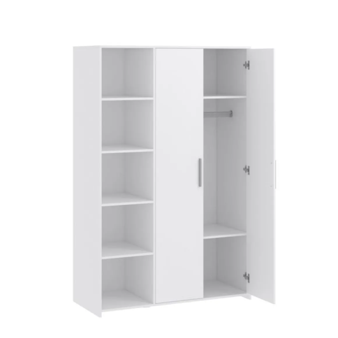 Cabino Tienerkamer Noel Wit 2 Delig met Lars Kledingkast Wit