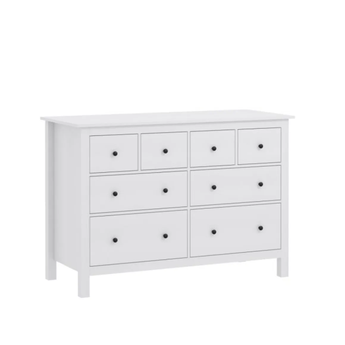 Cabino Tienerkamer Noel Wit 2 Delig met Bretagne Commode Wit