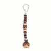 Chewies & More Clip Speenkoord Silicone Bear Brown