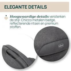 Chicco Reiswieg Flexi Black Satin