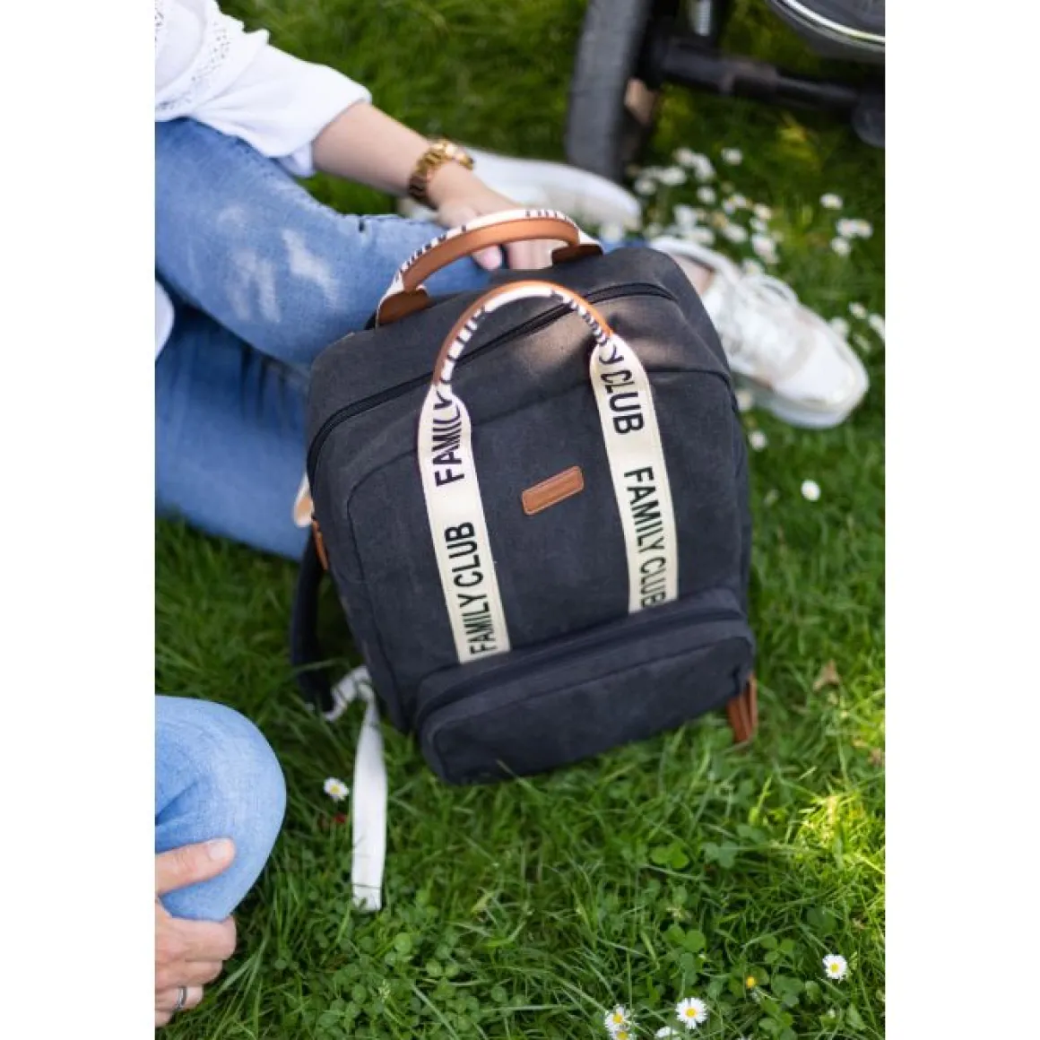 Childhome Rugzak Family Club Signature Zwart