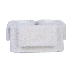 Childhome Set Van 3 Hangmandjes Teddy Ecru