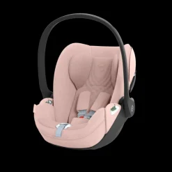 Cybex Autostoel Groep 0 Cloud T I Size Plus Peach Pink Light Pink + Cybex Draaibare Base T Black