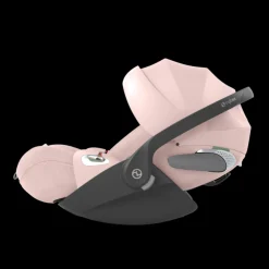 Cybex Autostoel Groep 0 Cloud T I Size Plus Peach Pink Light Pink + Cybex Draaibare Base T Black