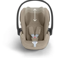 Cybex Autostoel Groep 0 Cloud T I Size Plus Cozy Beige + Cybex Draaibare Base T Black