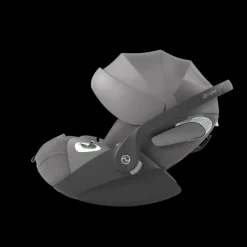 Cybex Autostoel Groep 0 Cloud T I Size Plus Mirage Grey Dark Grey + Cybex Draaibare Base T Black