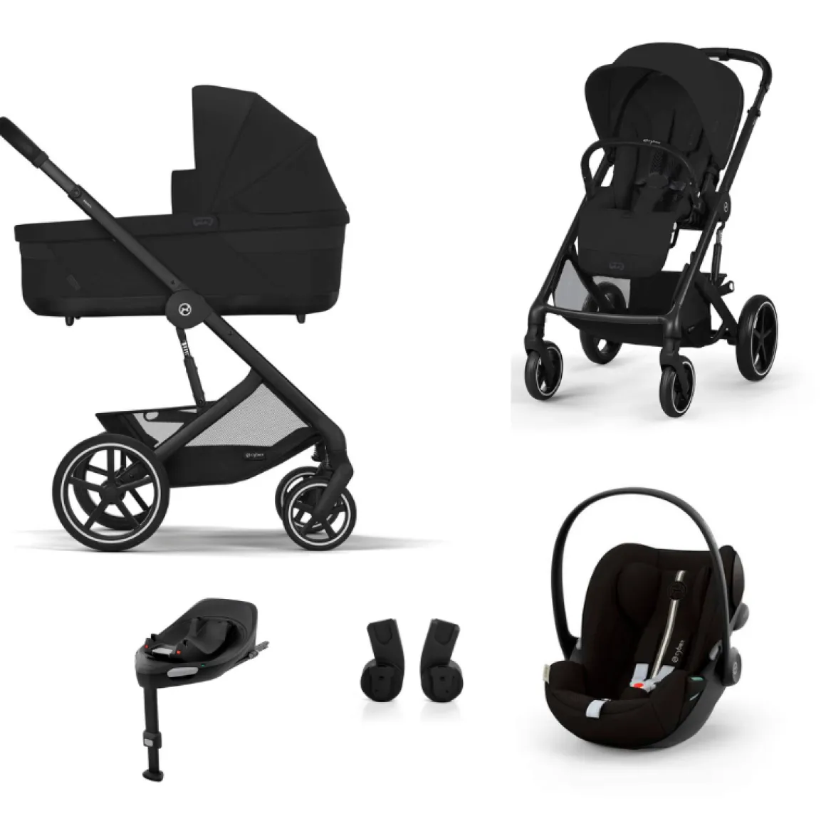 Cybex Kinderwagen 3 in 1 Balios Set M Lux Moon Black | Black
