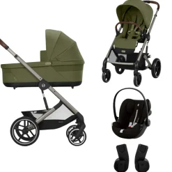 Cybex Kinderwagen 3 in 1 Balios Lux Set S Moss Green | Khaki