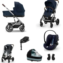 Cybex Kinderwagen 3 in 1 Balios Set XL Lux Ocean Blue | Navy Blue