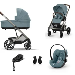 Cybex Kinderwagen 3 in 1 Balios Set M Lux Stormy Blue | Light Blue