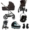 Cybex Kinderwagen 3 in 1 Balios Lux Set L Chocolate Brown | Brown