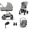Cybex Kinderwagen 3 in 1 Balios Set M Lux Stone Grey | Mid Grey