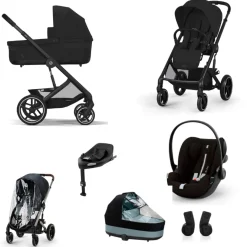 Cybex Kinderwagen 3 in 1 Balios Set XL Lux Moon Black | Black