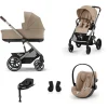 Cybex Kinderwagen 3 in 1 Balios Set M Lux Almond Beige | Beige