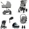 Cybex Kinderwagen 3 in 1 Balios Set XL Lux Stone Grey | Mid Grey