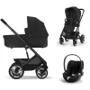 Cybex Kinderwagen 3 In 1 Talos S Lux Black Moon Black Met Cybex Autostoel Cloud T