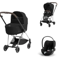Cybex Mios 3 in 1 Kinderwagen Chrome Brown Sepia Black