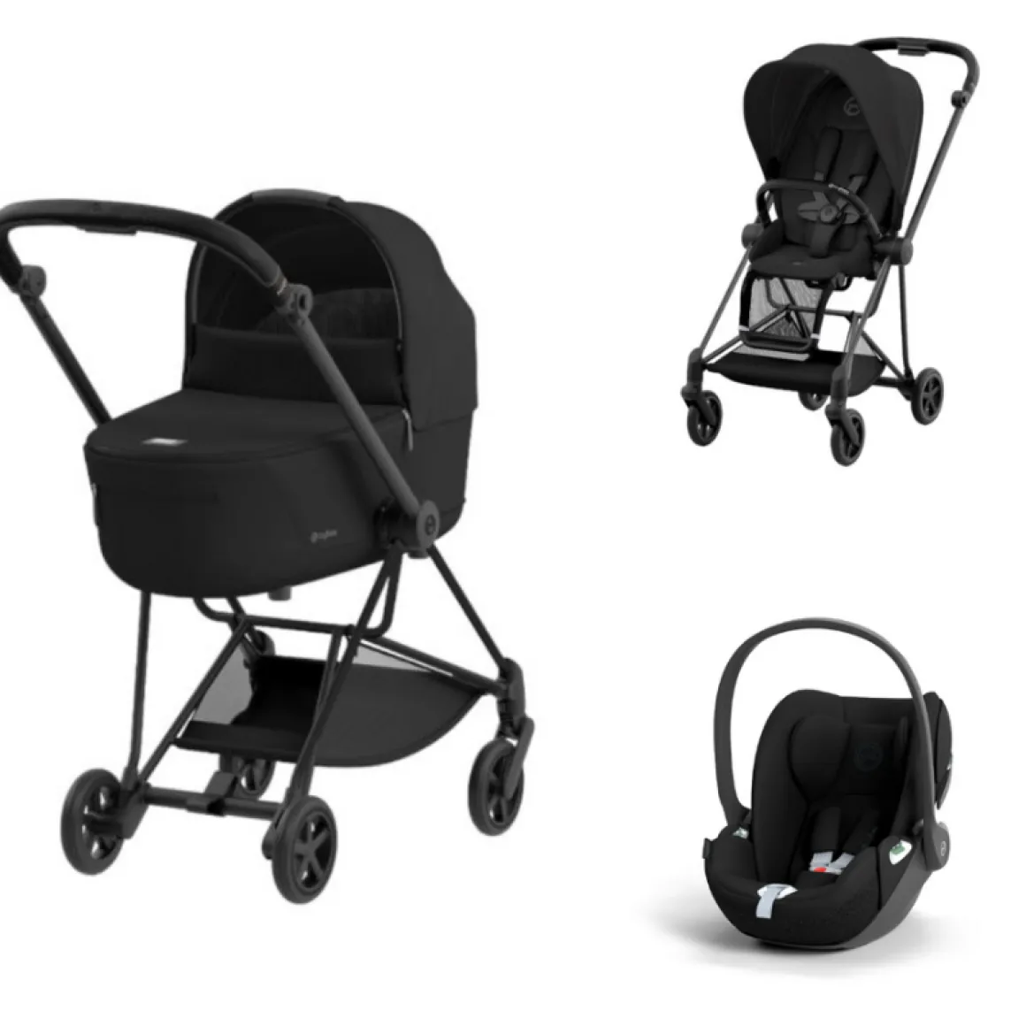 Cybex Mios 3 in 1 Kinderwagen Matt Black Sepia Black