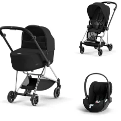 Cybex Mios 3 in 1 Kinderwagen Chrome Black Sepia Black