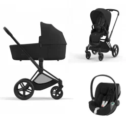 Cybex Priam Kinderwagen 3 In 1 Matt Black Sepia Black