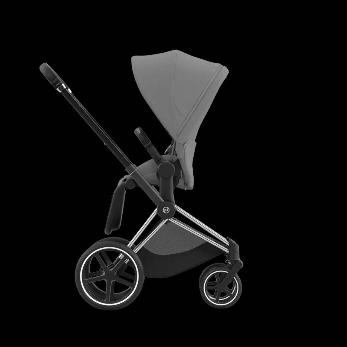 Cybex Priam Kinderwagen 3 In 1 Mirage Grey Dark Grey Kies Kleur Frame Met Cybex Autostoel Cloud T