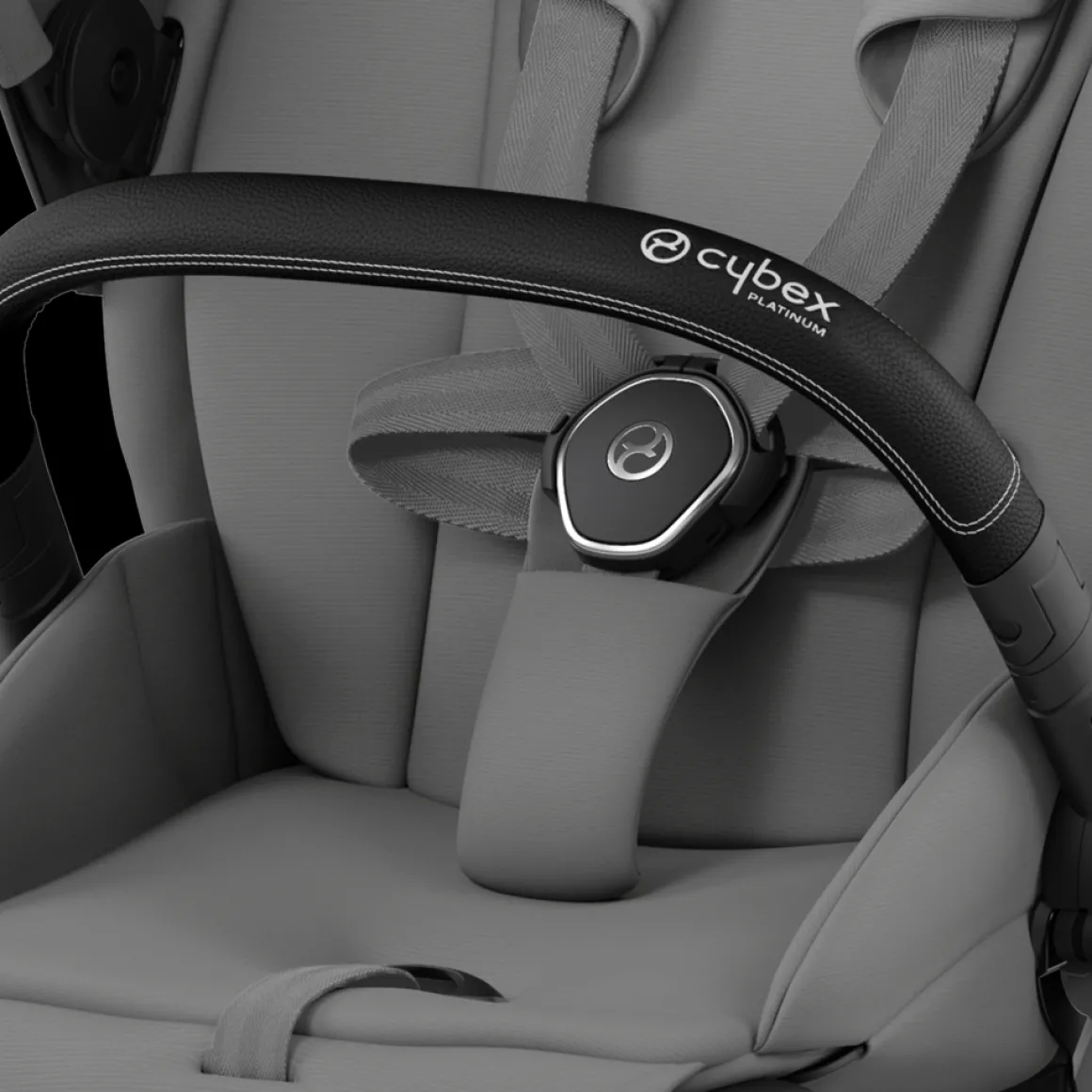 Cybex Priam Kinderwagen 3 In 1 Mirage Grey Dark Grey Kies Kleur Frame Met Cybex Autostoel Cloud T