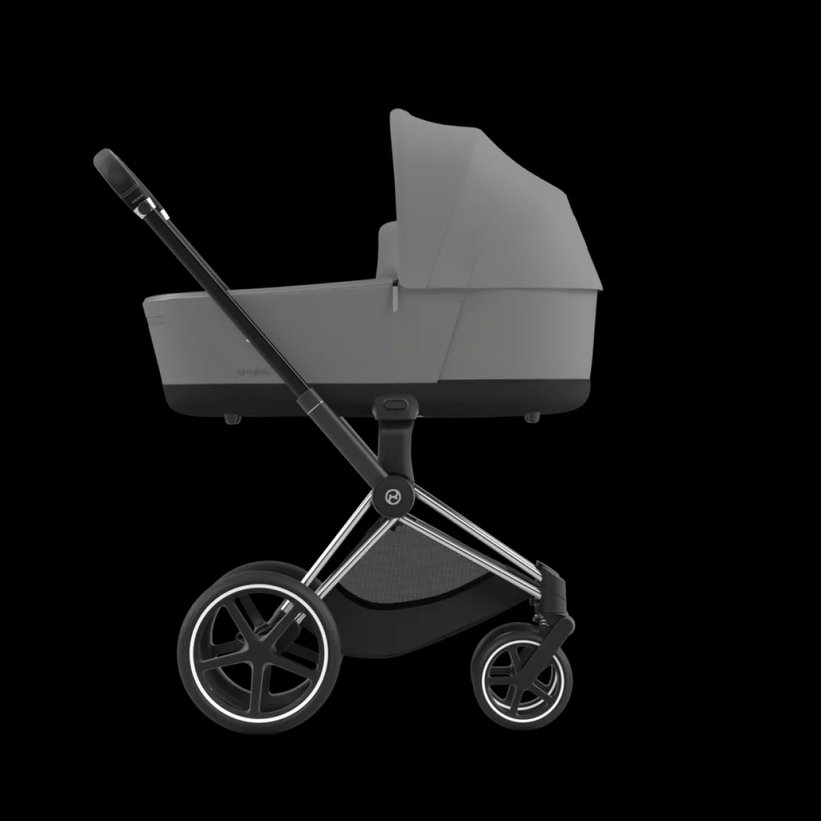 Cybex Priam Kinderwagen 3 In 1 Mirage Grey Dark Grey Kies Kleur Frame Met Cybex Autostoel Cloud T