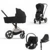 Cybex Priam Kinderwagen 3 In 1 Rosegold Sepia Black + Isofix Base
