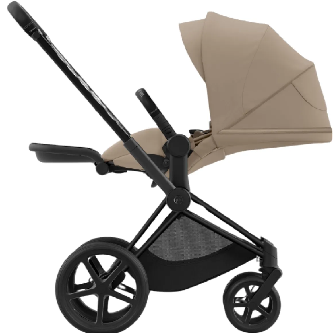 Cybex Priam Kinderwagen 3 In 1 Matt Black Cozy Beige