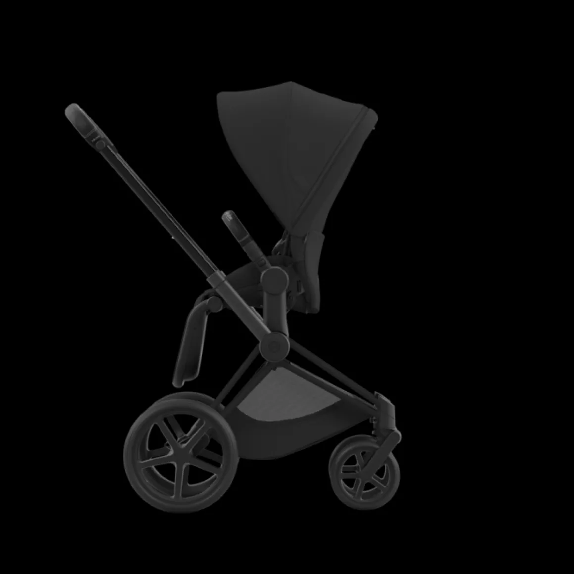 Cybex Priam Kinderwagen 3 In 1 Matt Black Sepia Black + Isofix Base